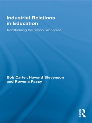 cover image of Industrial Relations in Education